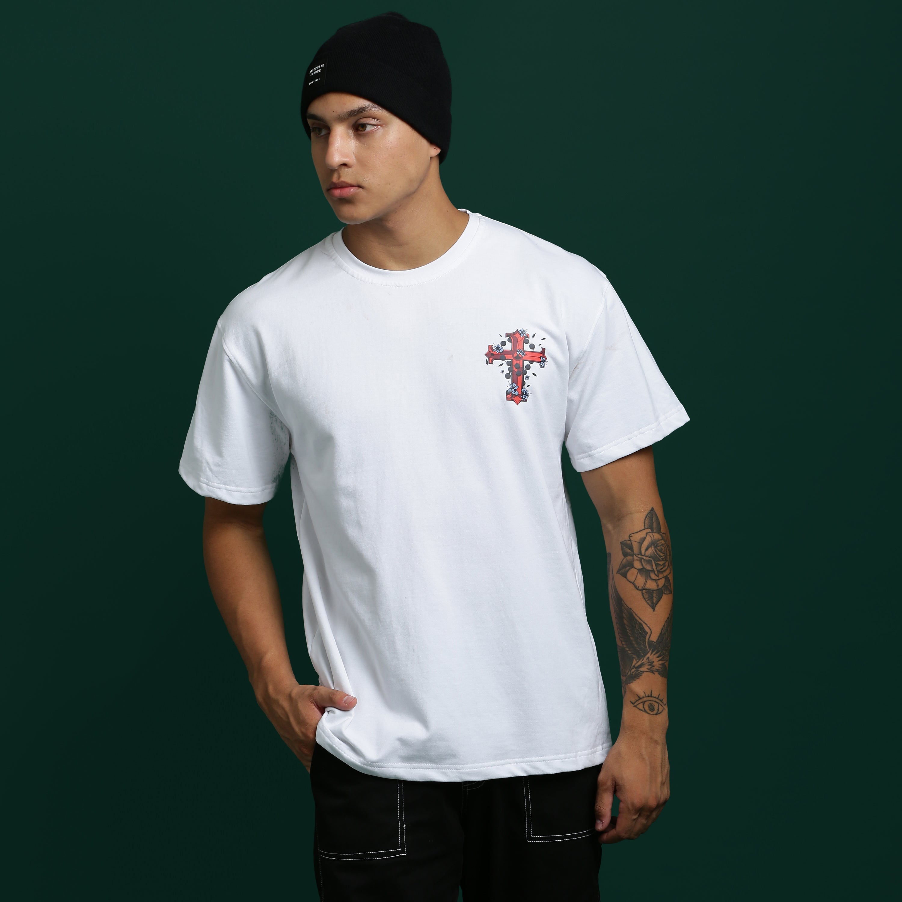 Cyber Hand Bloom Tee