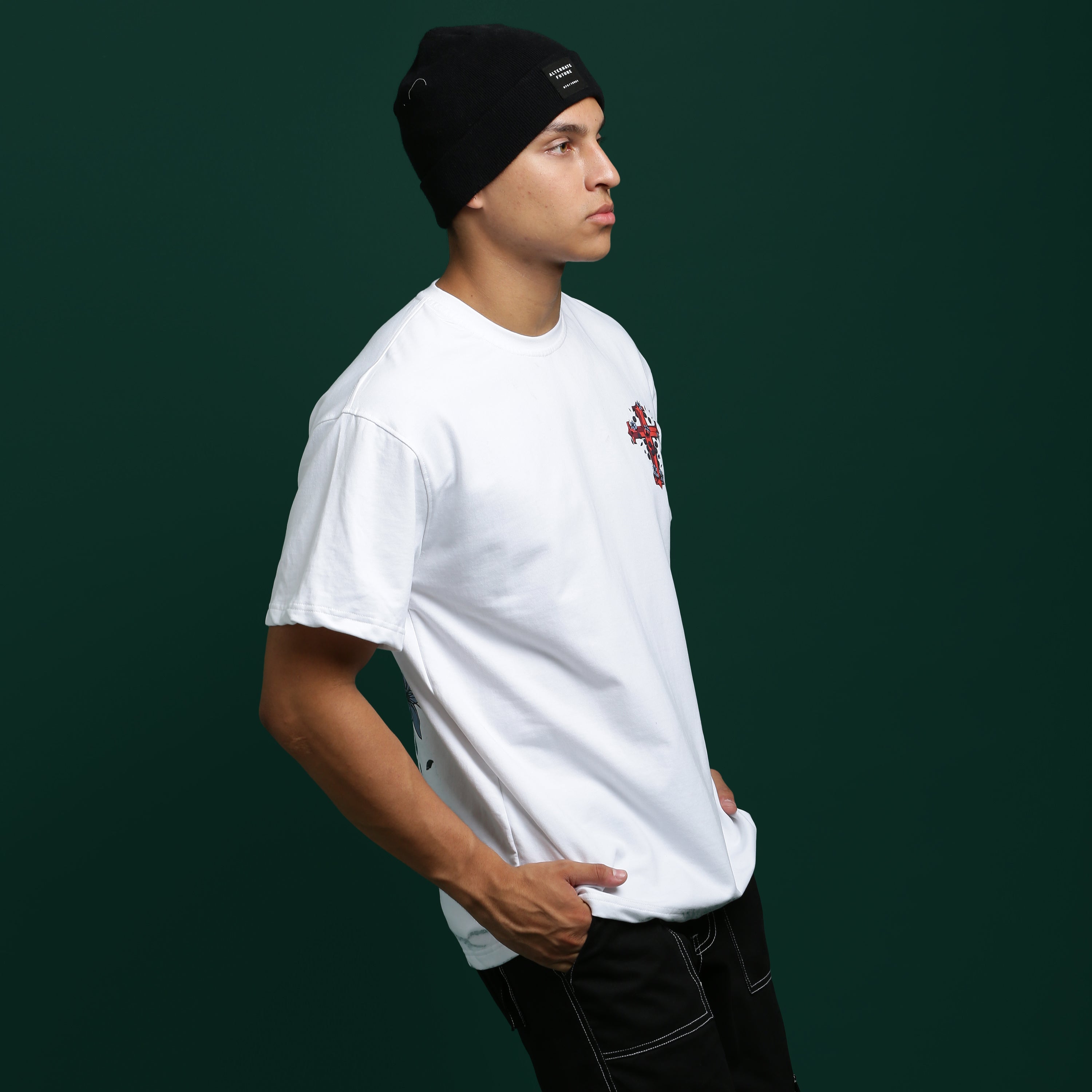 Cyber Hand Bloom Tee