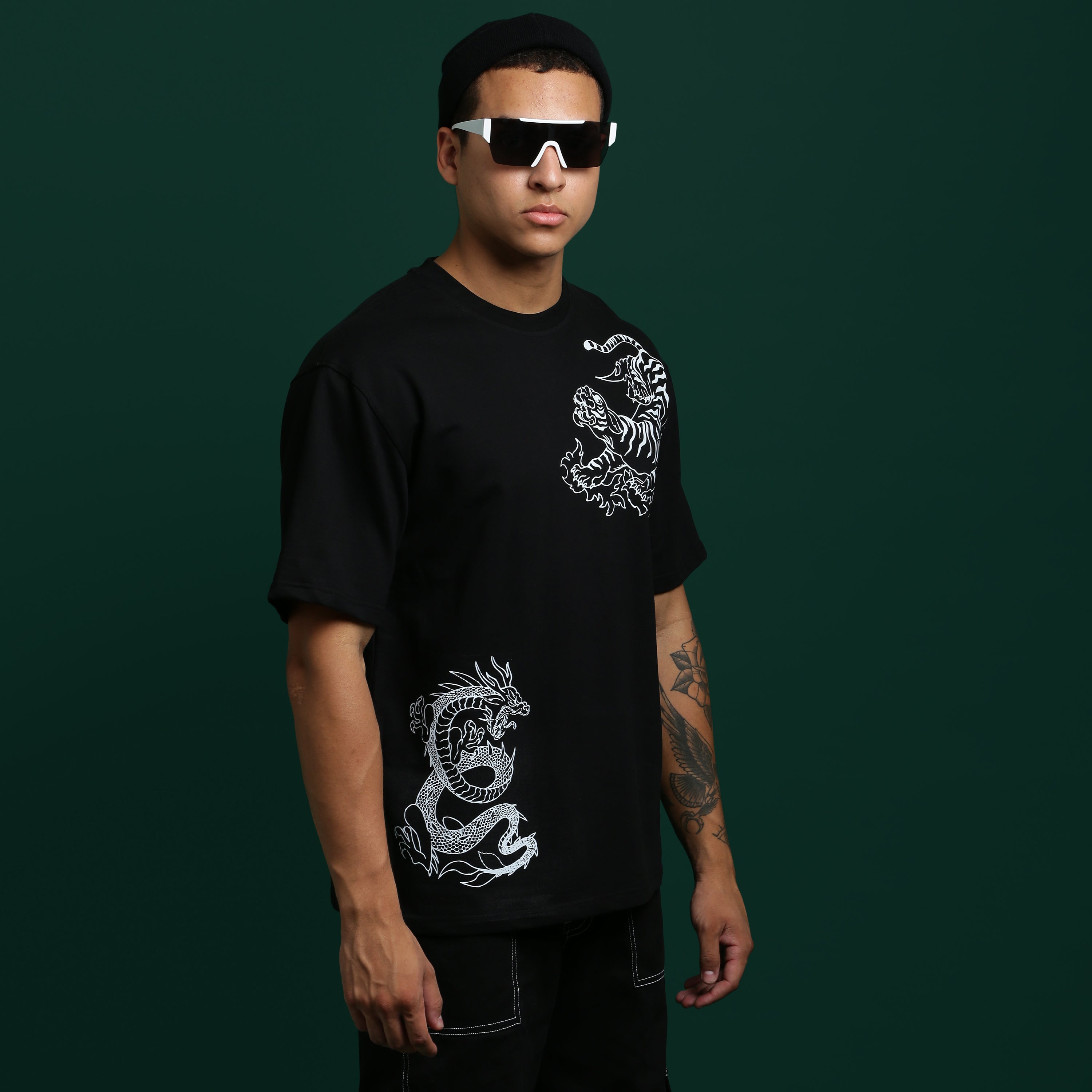 Tiger Dragon Clash Tee